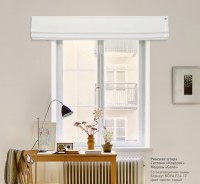 15_Блэкаут NOVA F24-17 Св. серый на окне сент 2017 - штора открыта